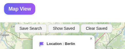 manage search result map view buttons